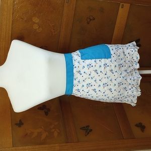 VTG Cottagecore Floral Cotton Apron